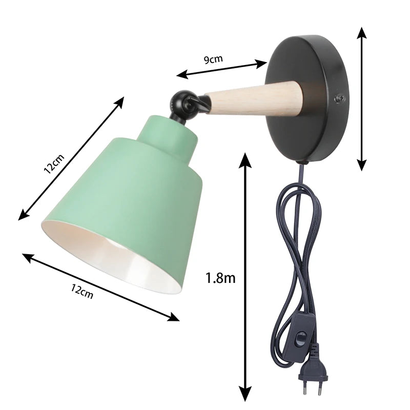 applique murale avec branchement prise