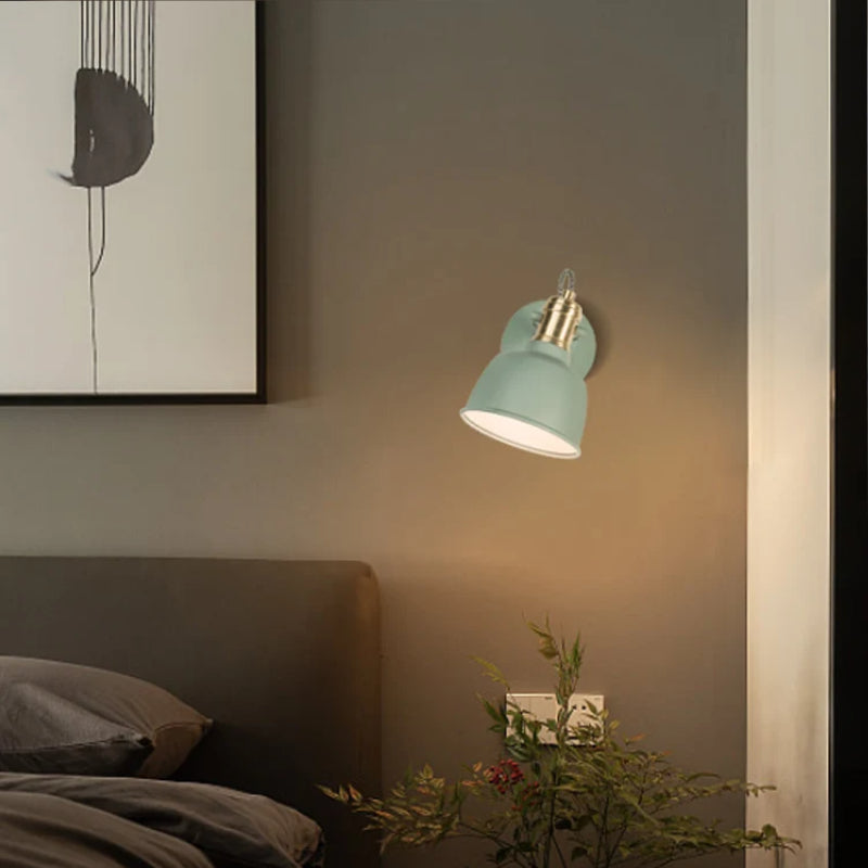 applique murale avec prise electrique et interrupteur