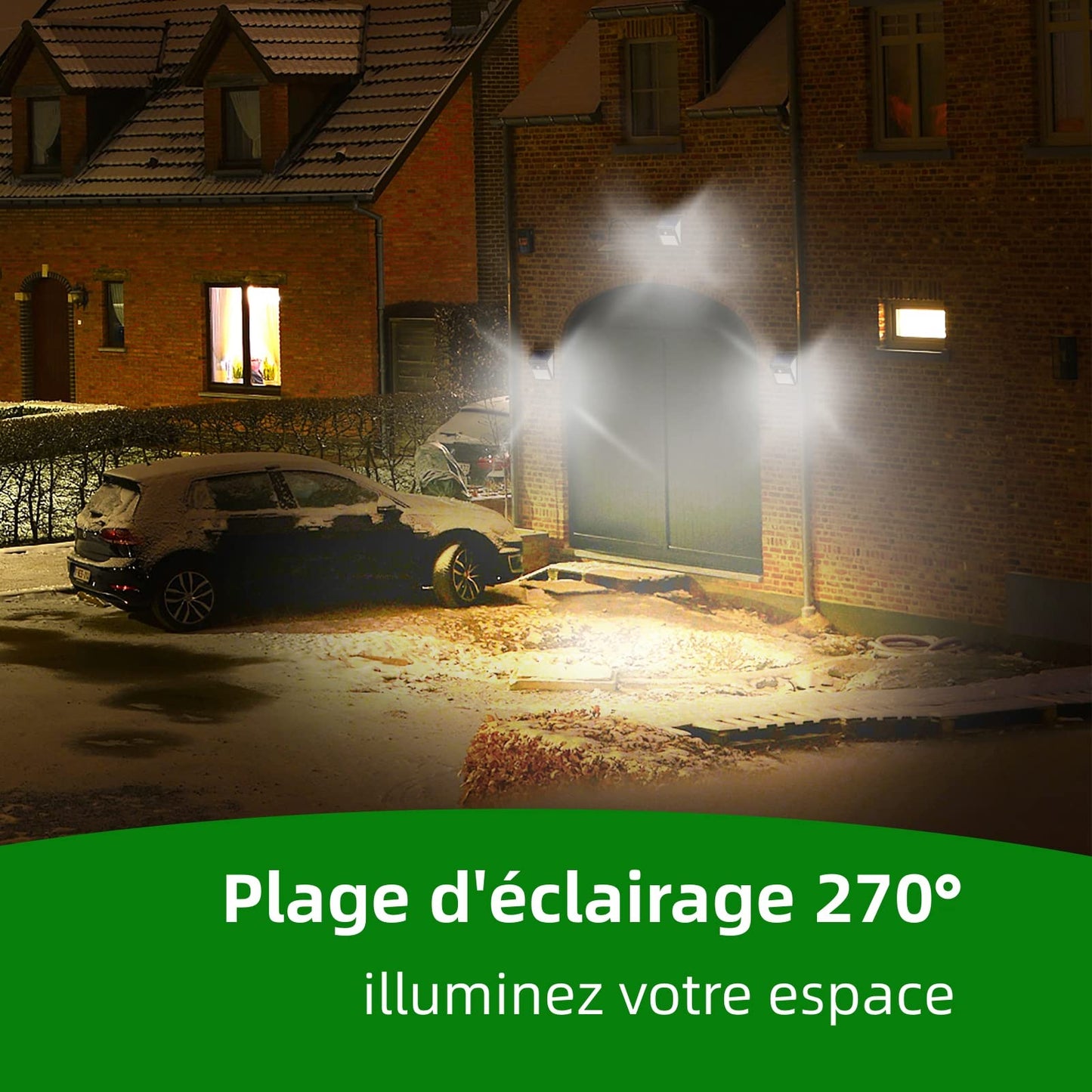 applique murale exterieure led solaire