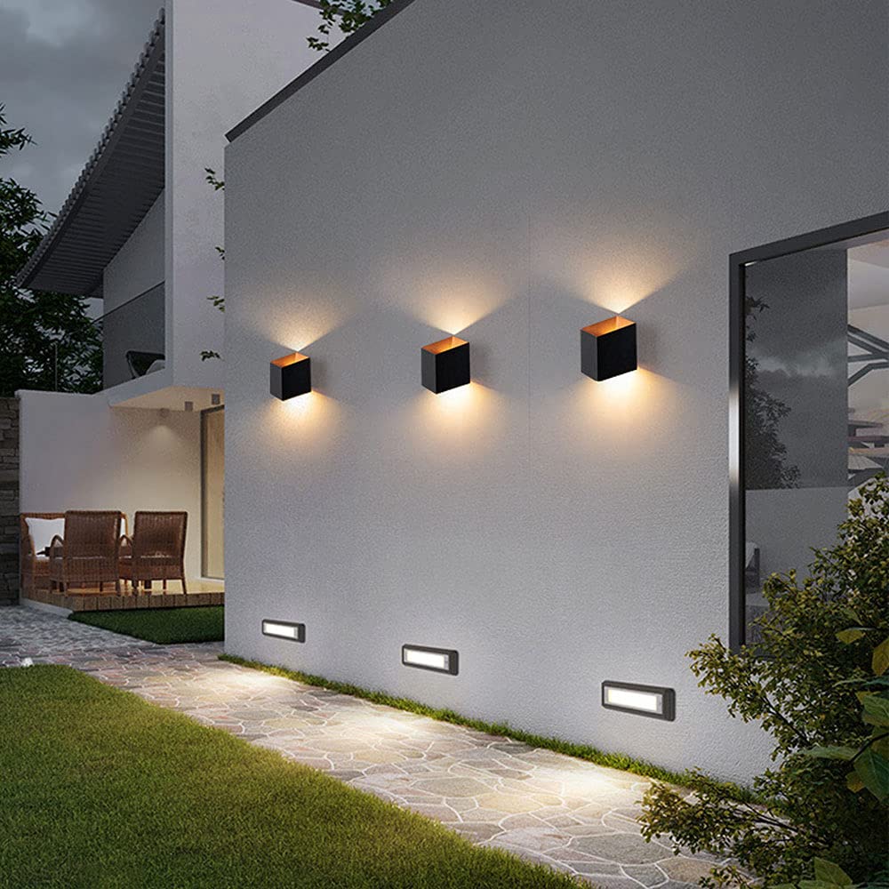 applique murale exterieure blanche