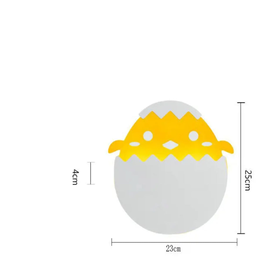 applique murale jaune enfant