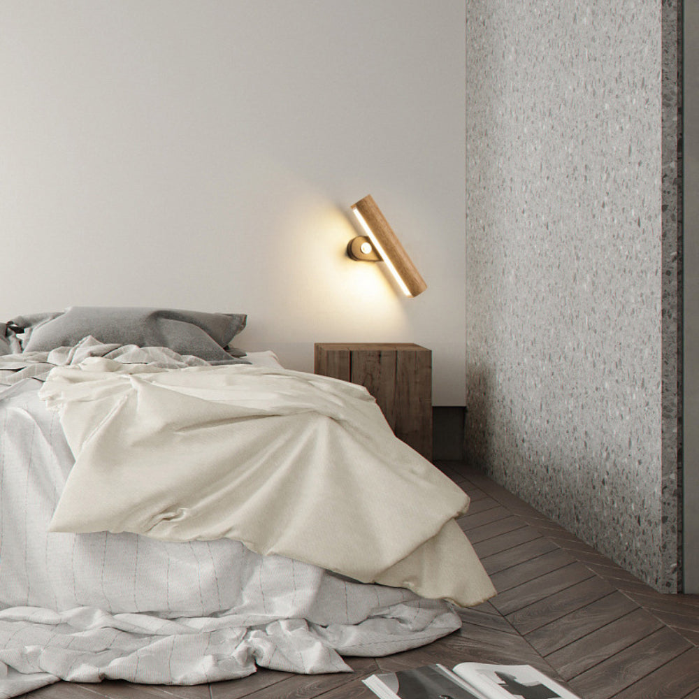 applique murale led bois