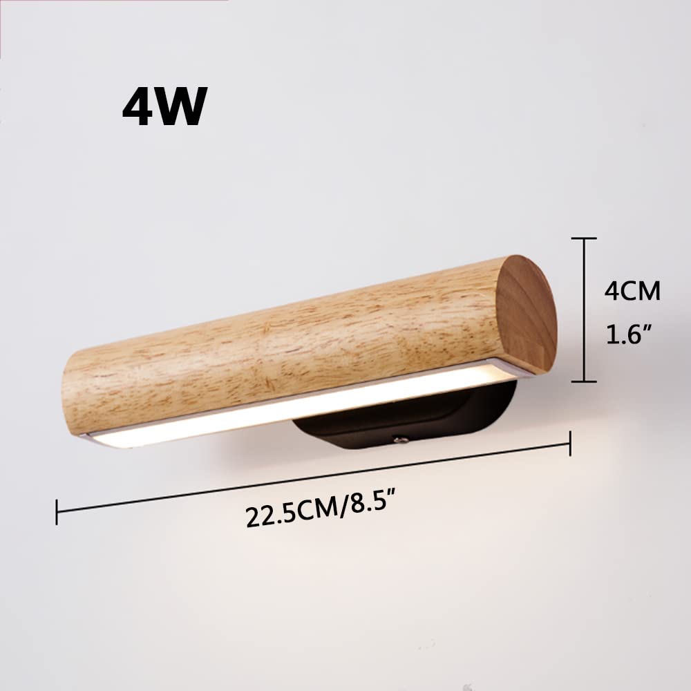 applique murale led bois