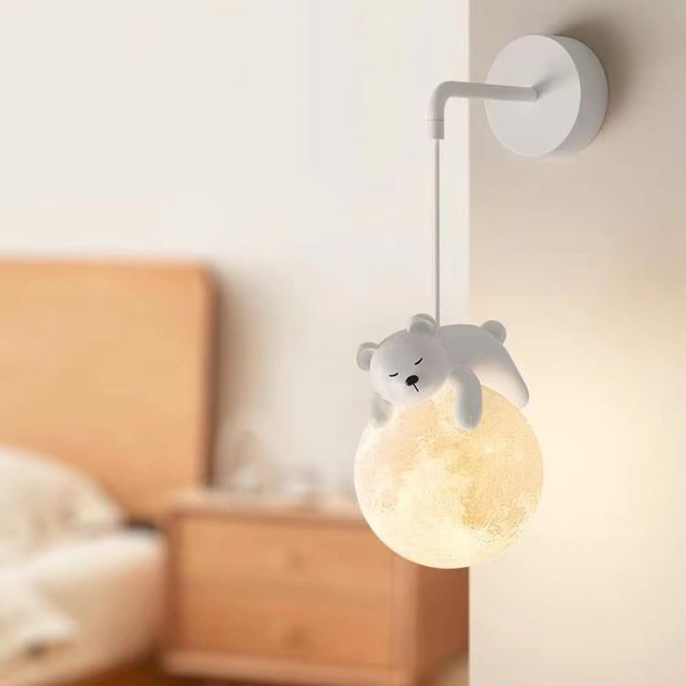 applique murale lune enfant