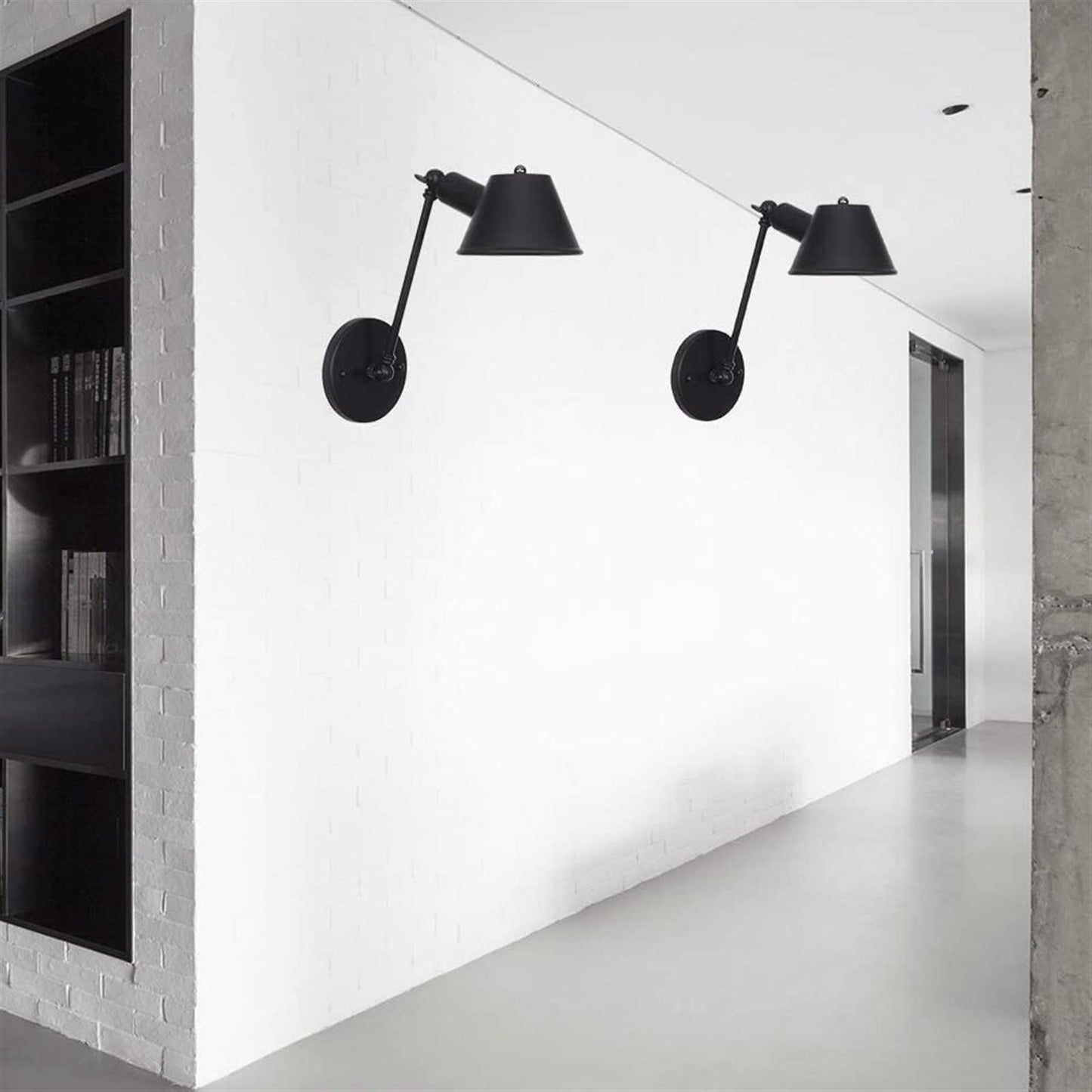 applique murale noire vintage