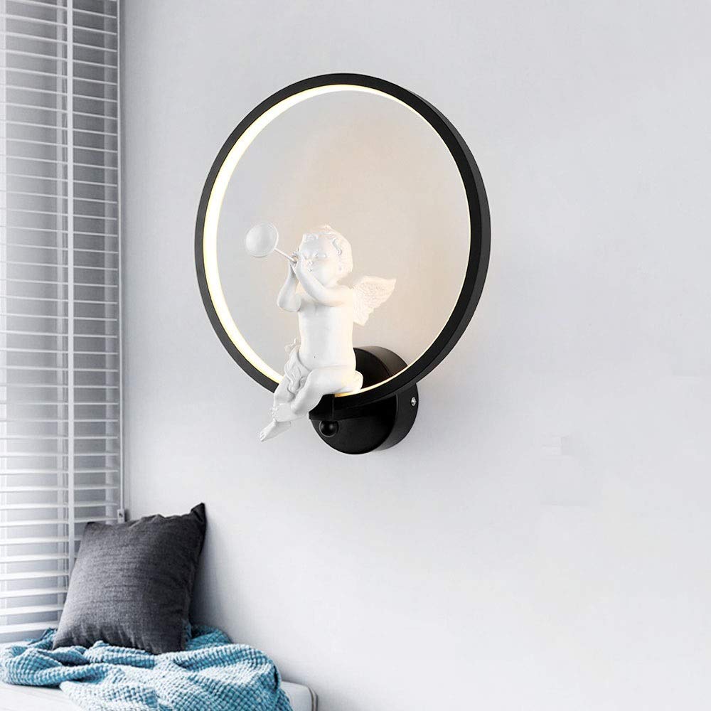 applique murale ronde blanche