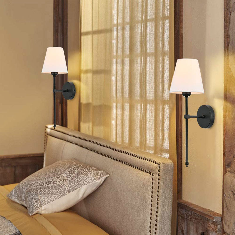 applique murale tissu blanc