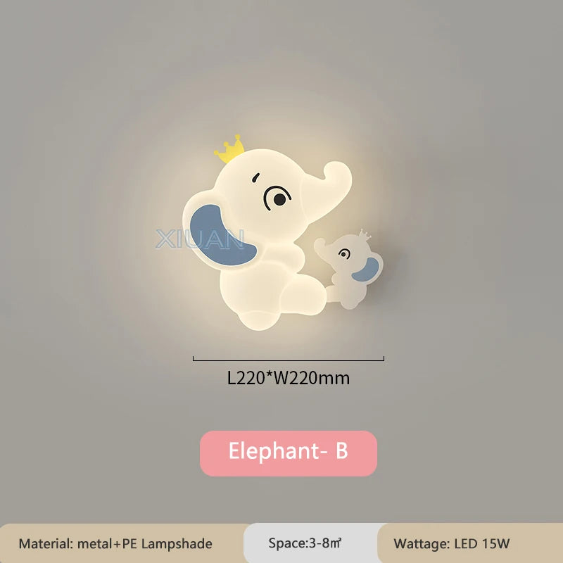 applique murale enfant animaux