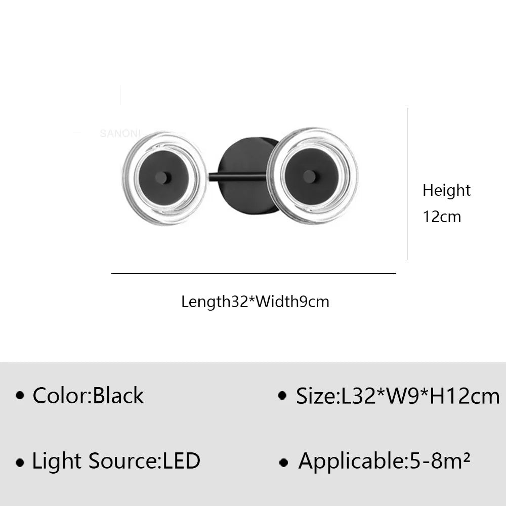 applique murale 3 spots led