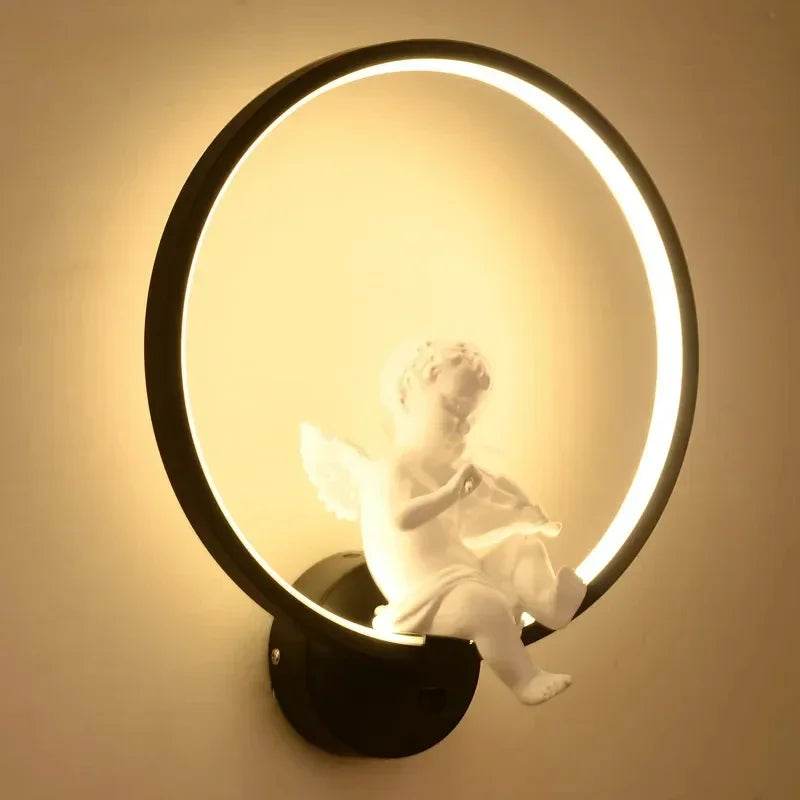 applique murale ronde blanche