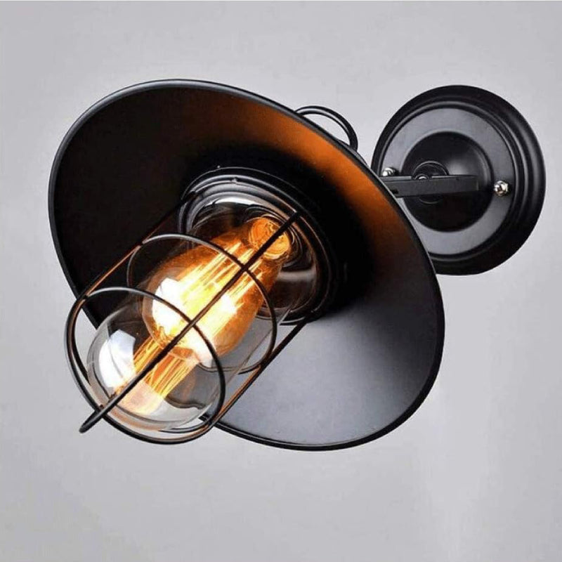 applique murale exterieur industrielle ronde