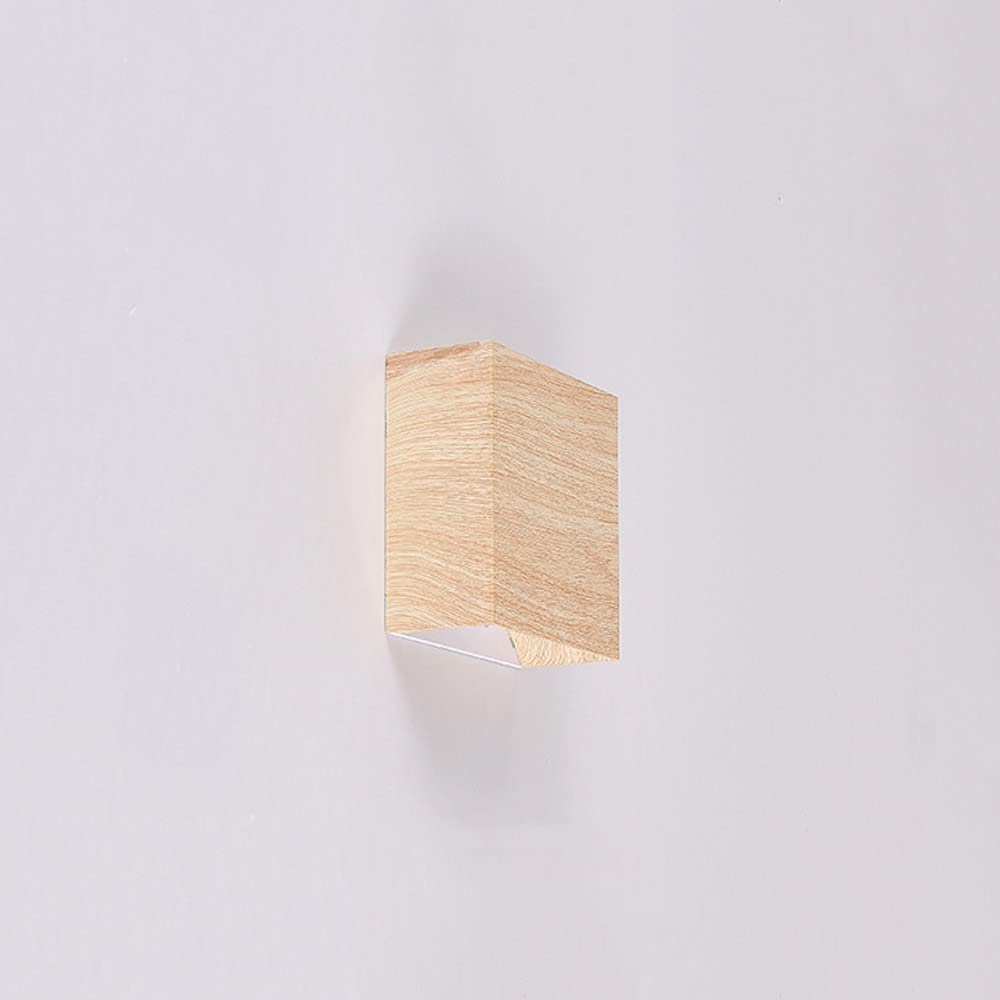 applique murale cube bois