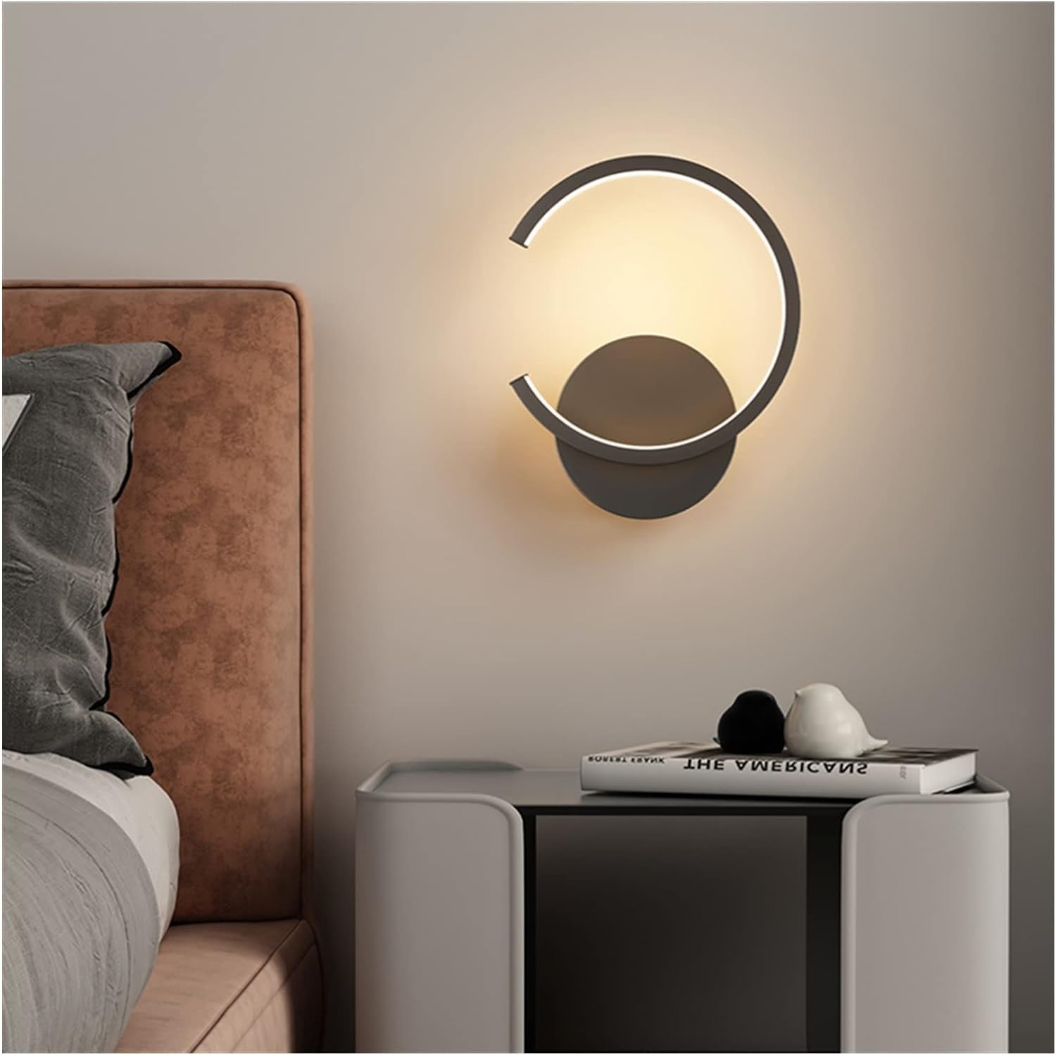 applique murale design led blanche