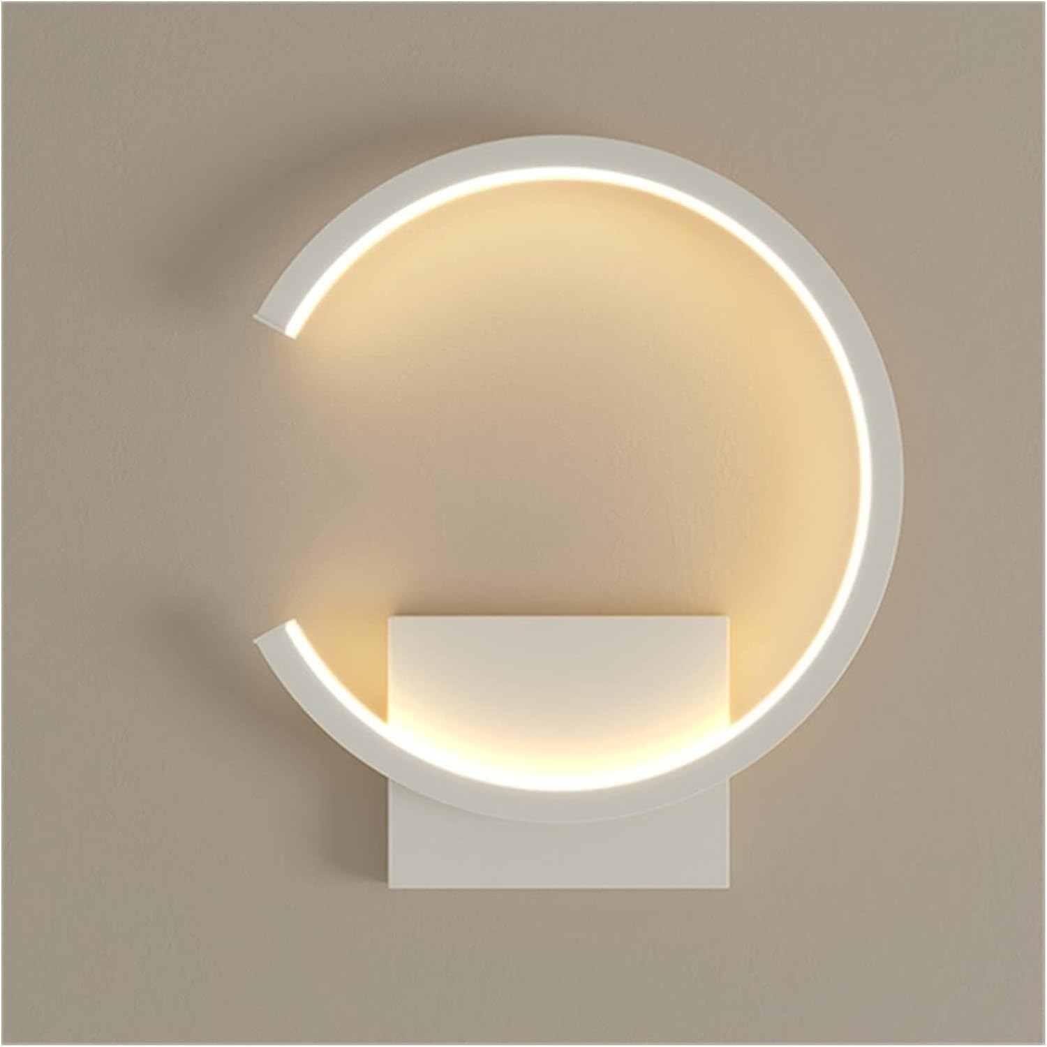 applique murale design led blanche