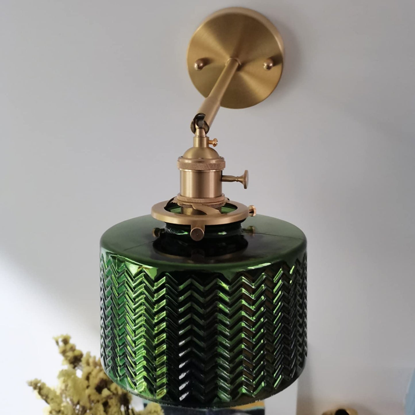 applique murale doree vintage