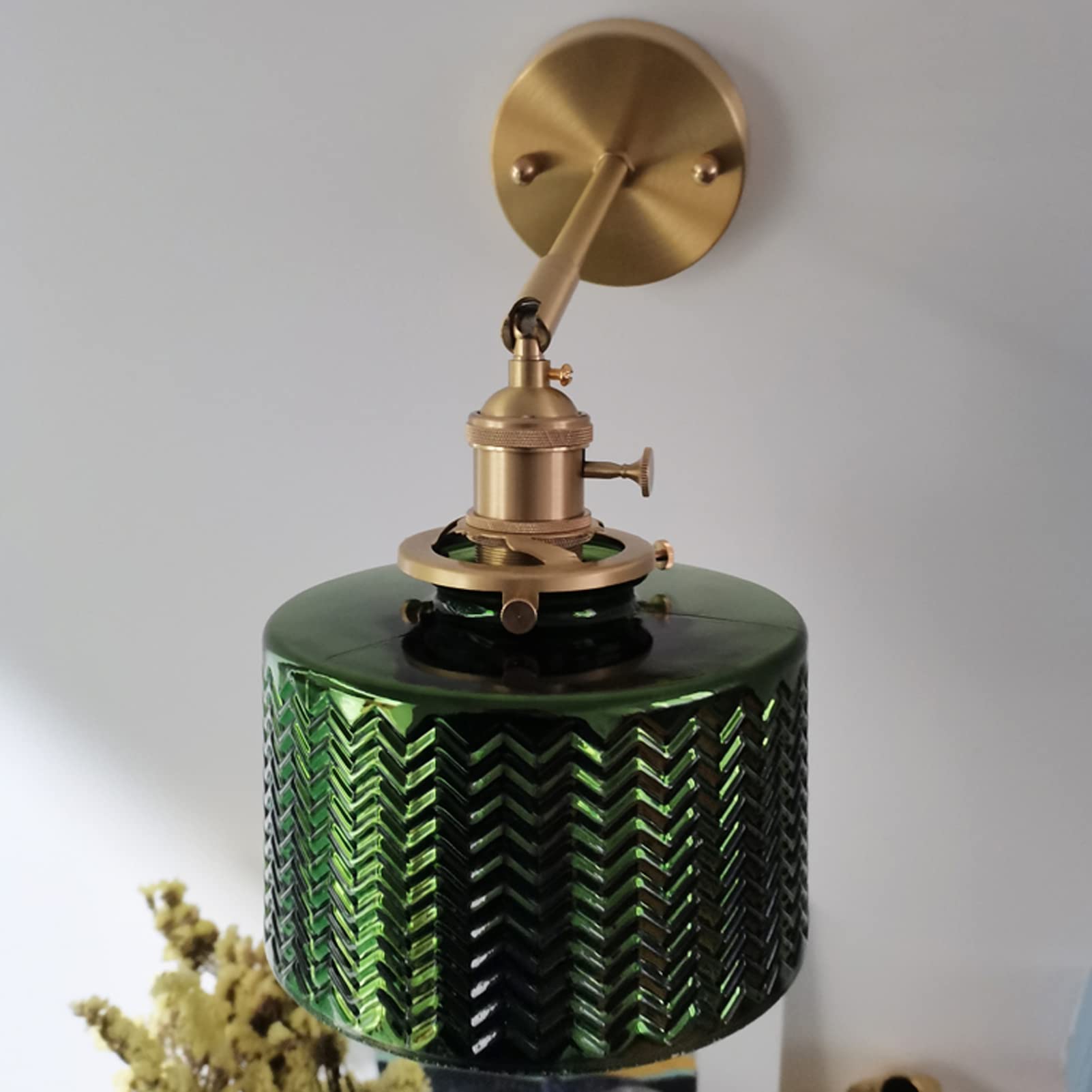 applique murale doree vintage