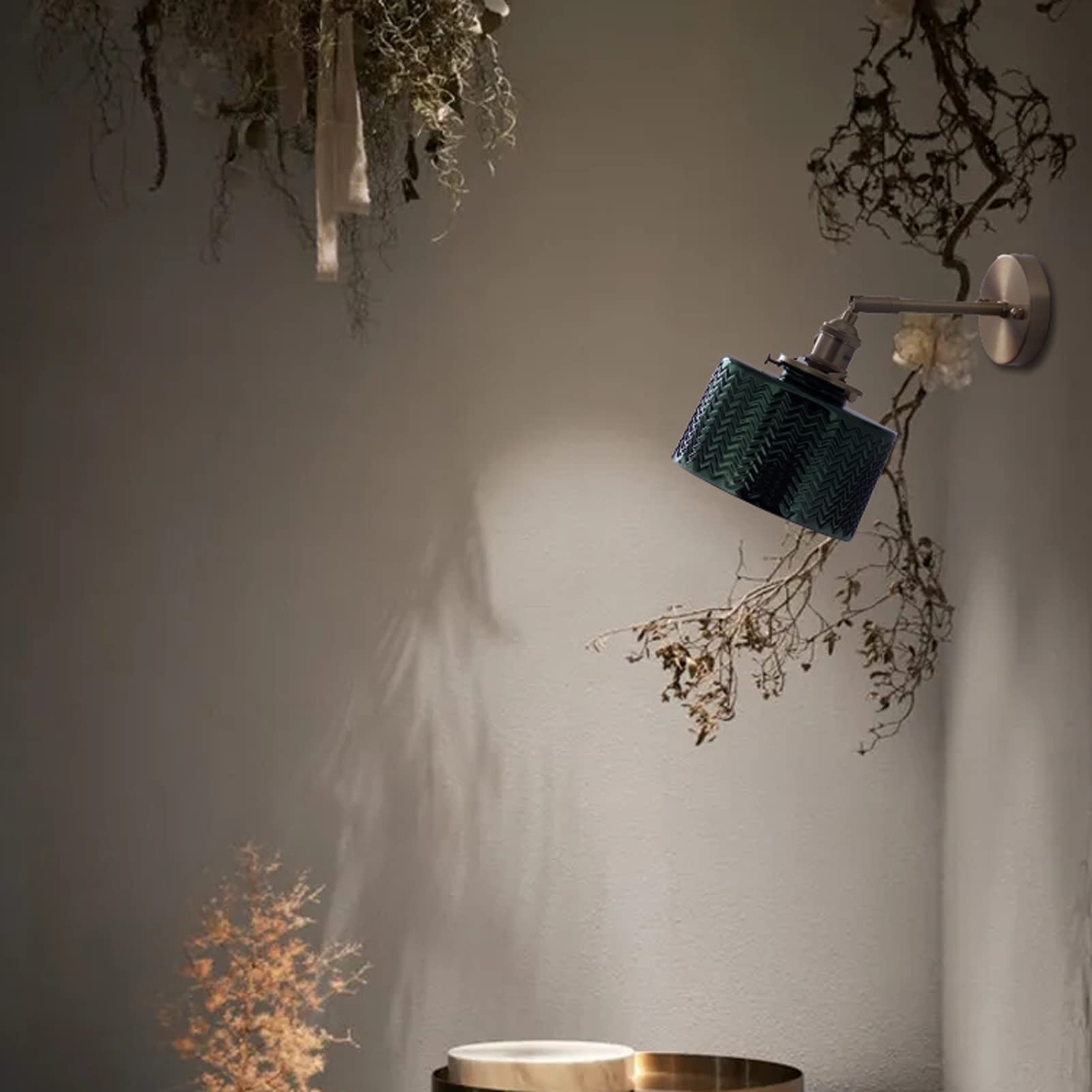 applique murale doree vintage