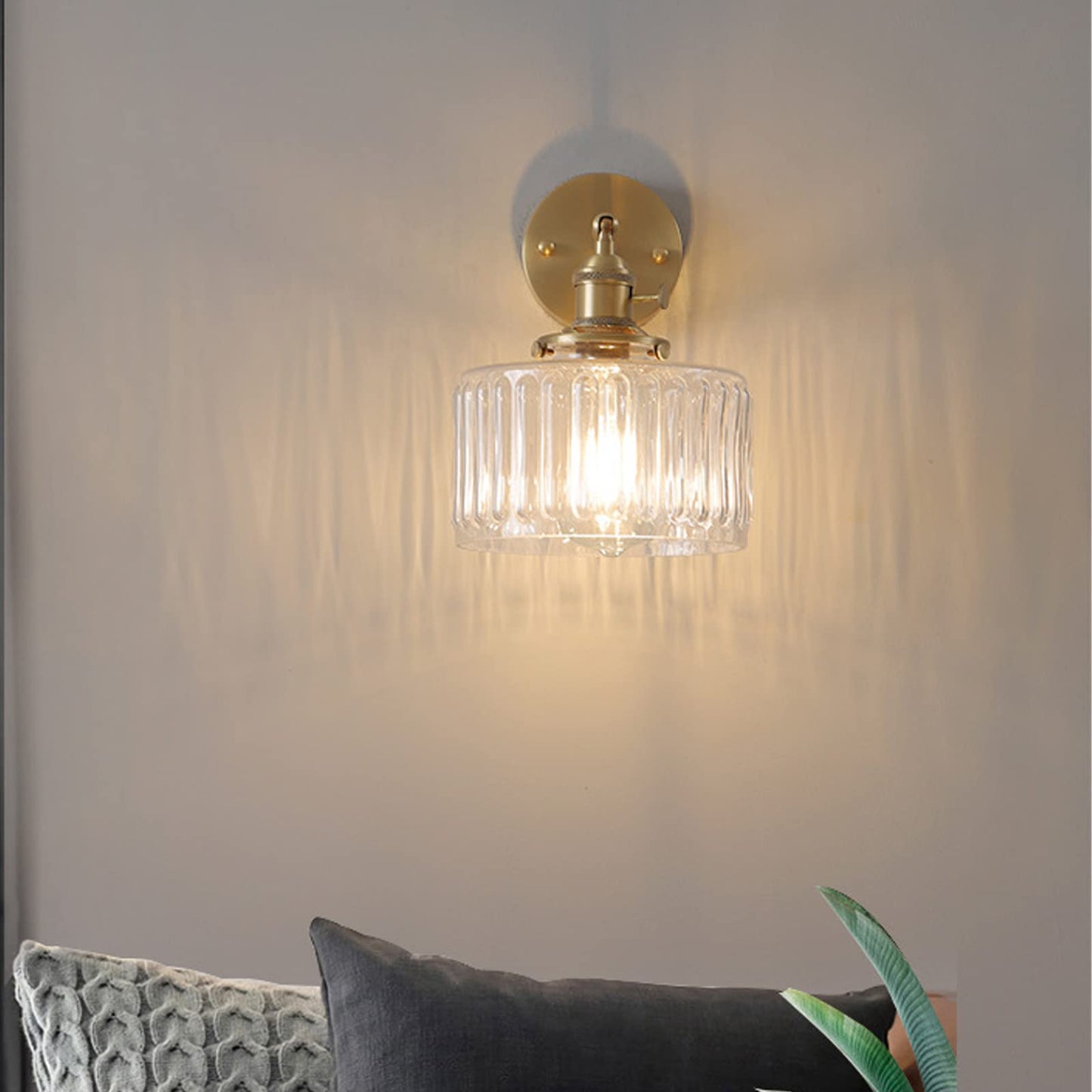 applique murale doree vintage