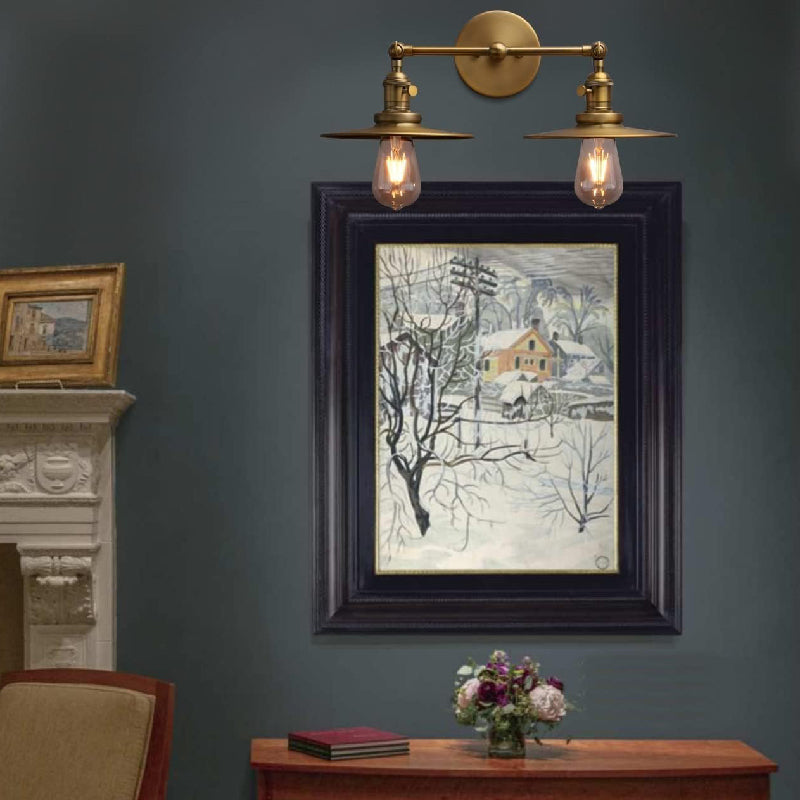 applique murale double industrielle