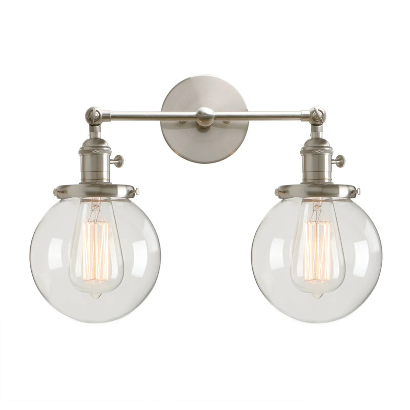 applique murale double style industriel