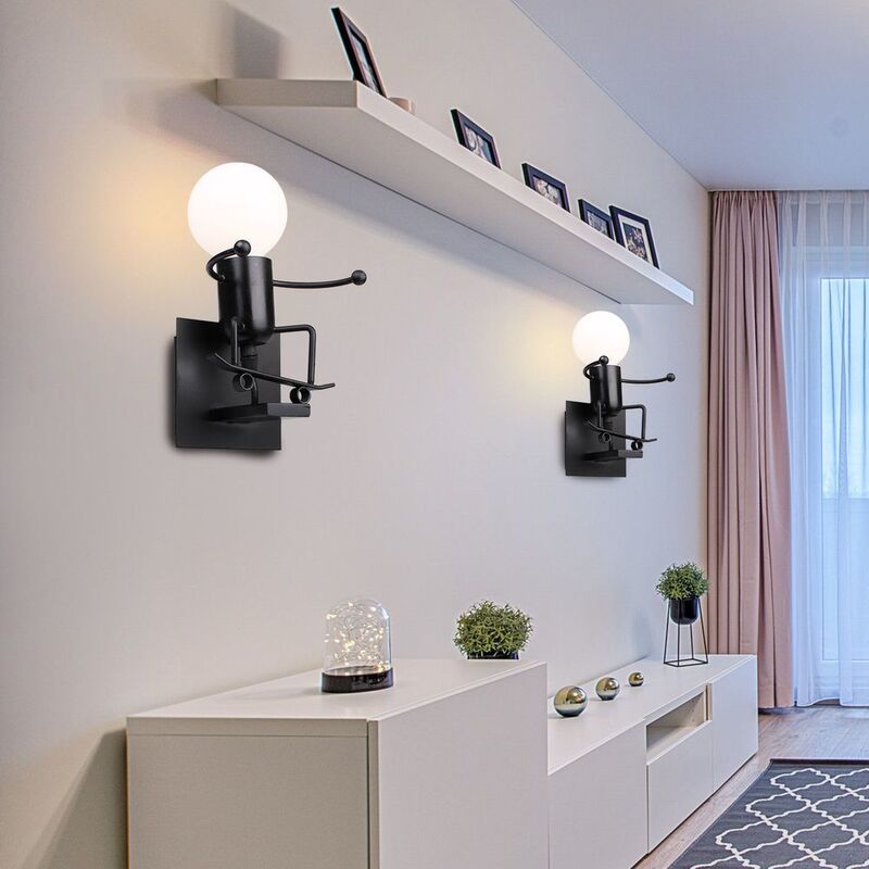 applique murale en fer type industrielle