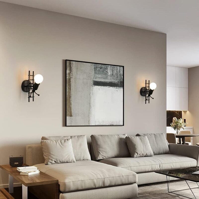 applique murale en fer type industrielle