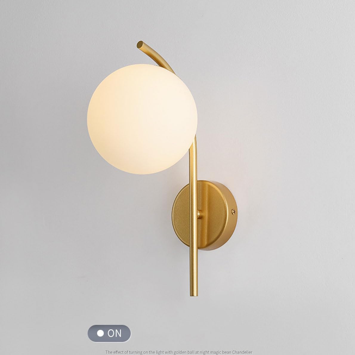 applique murale en metal noir