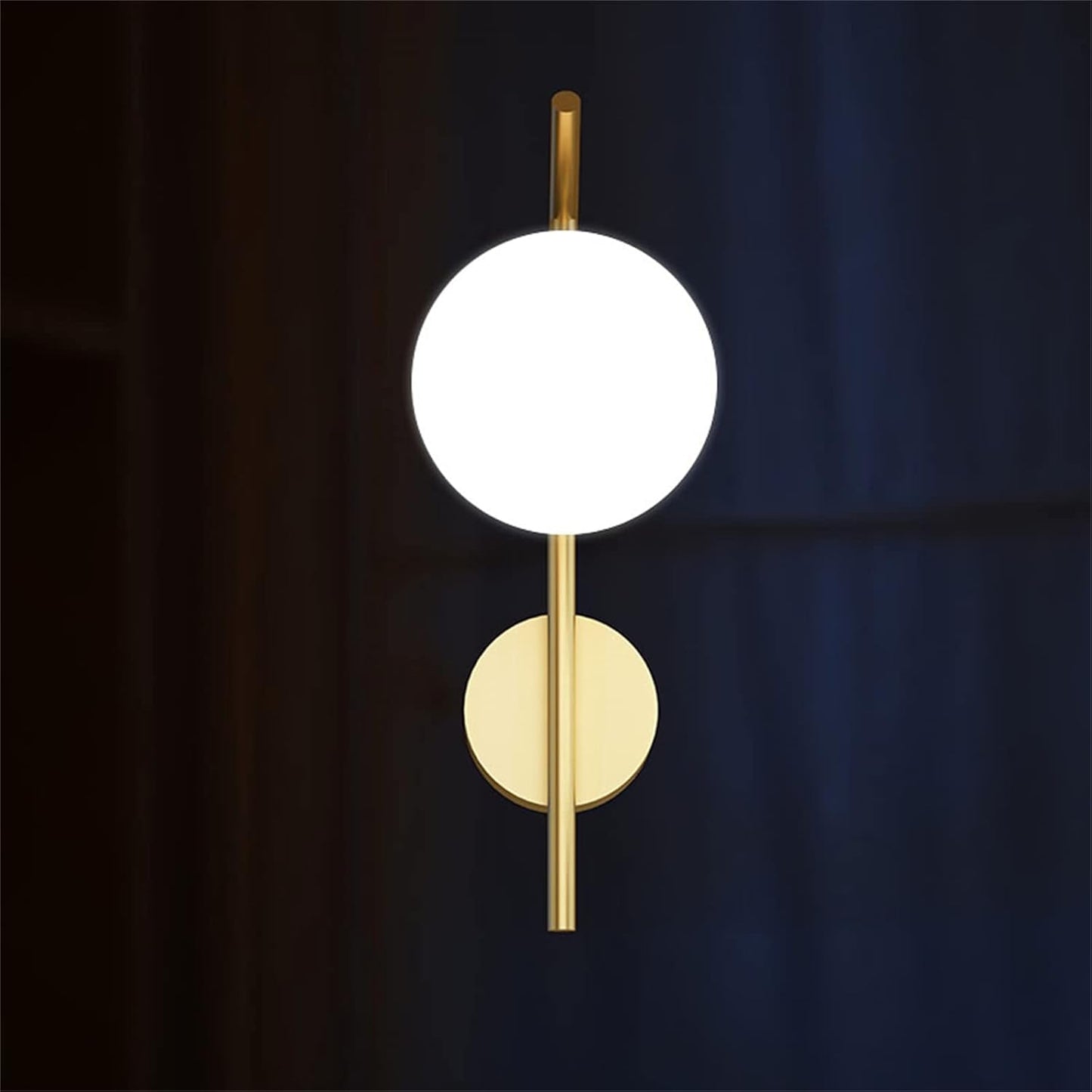 applique murale en metal noir