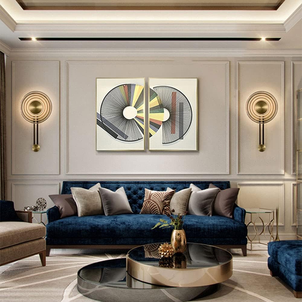 applique murale en pate de verre