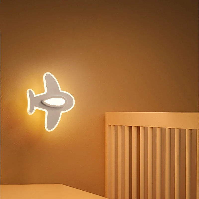 applique murale enfant avion