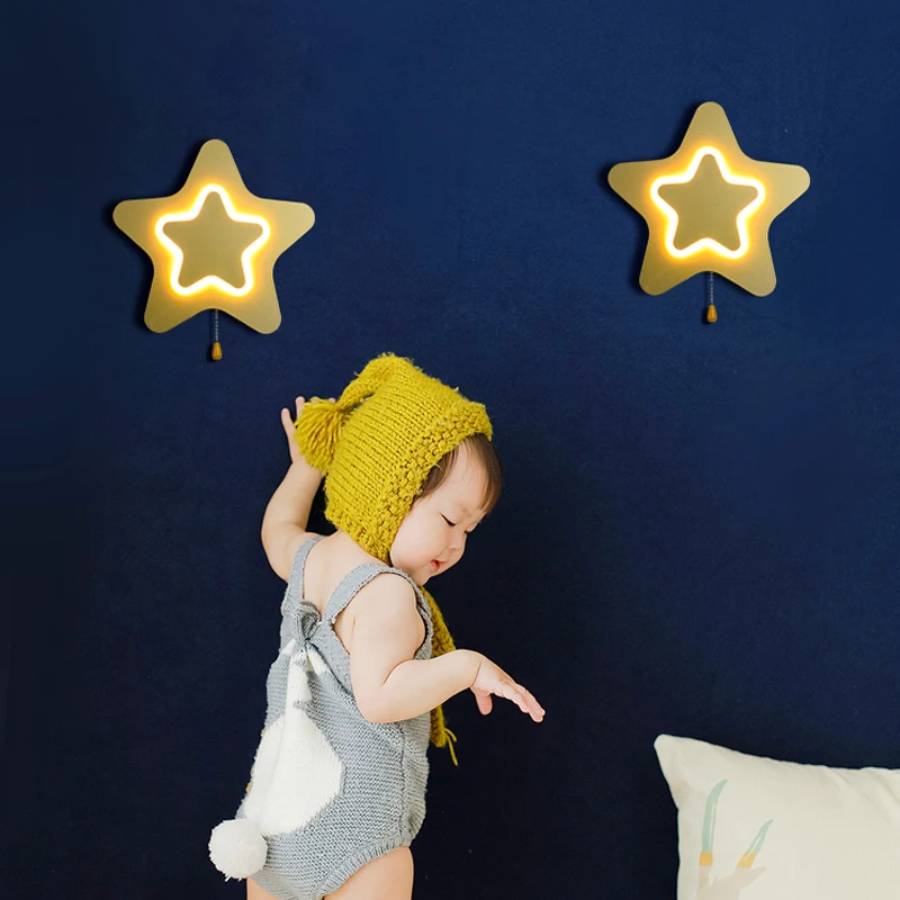 applique murale etoiles enfant