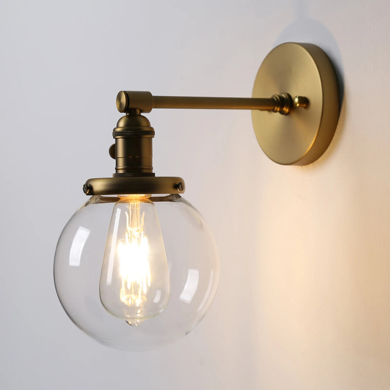 applique murale industrielle couleur noire