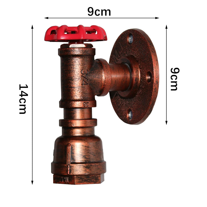 applique murale industrielle robinet