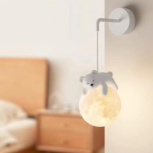 applique murale lune enfant