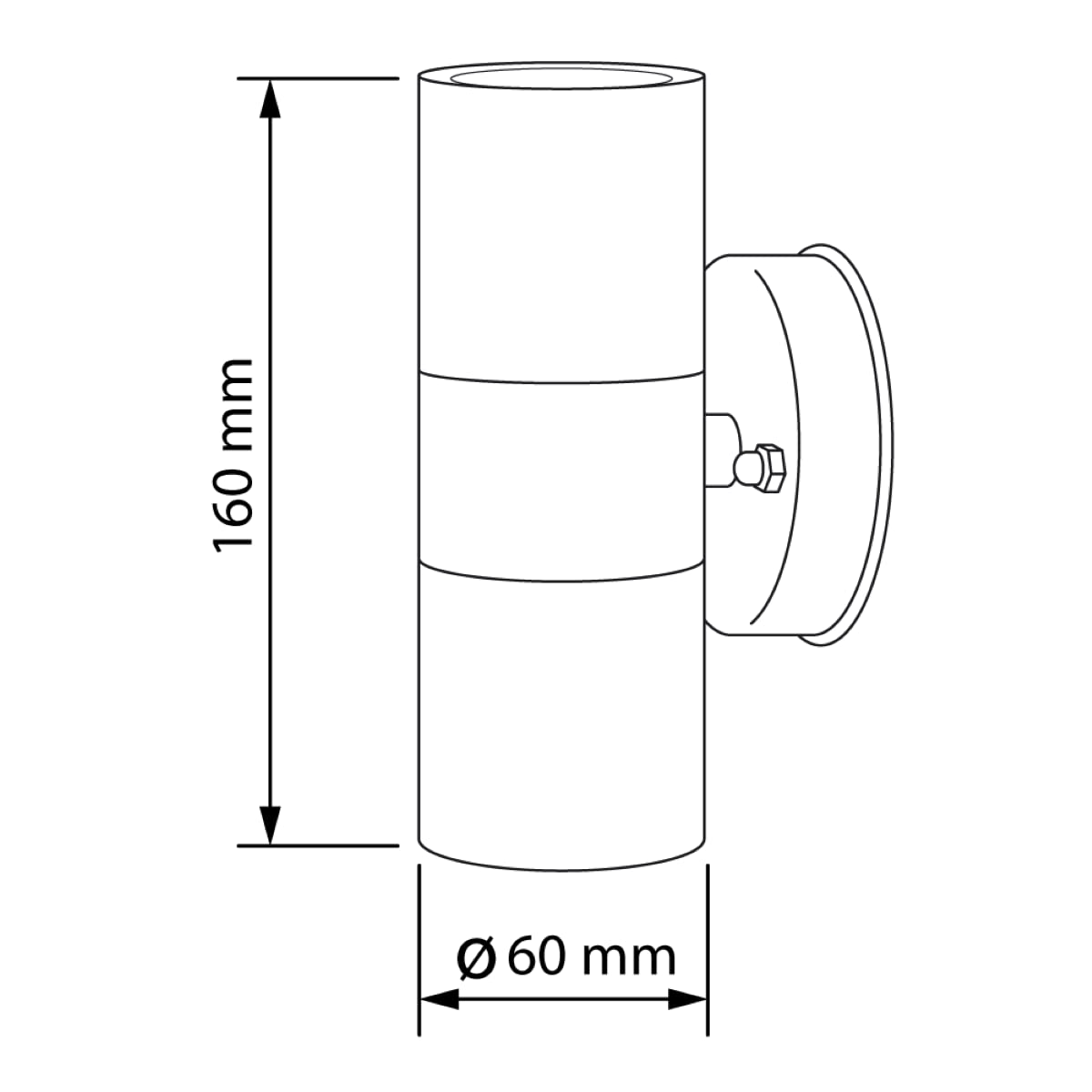 applique murale metal argente
