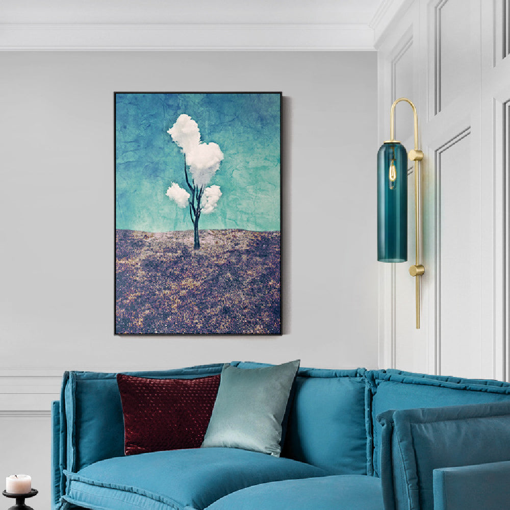 applique murale minimaliste noire