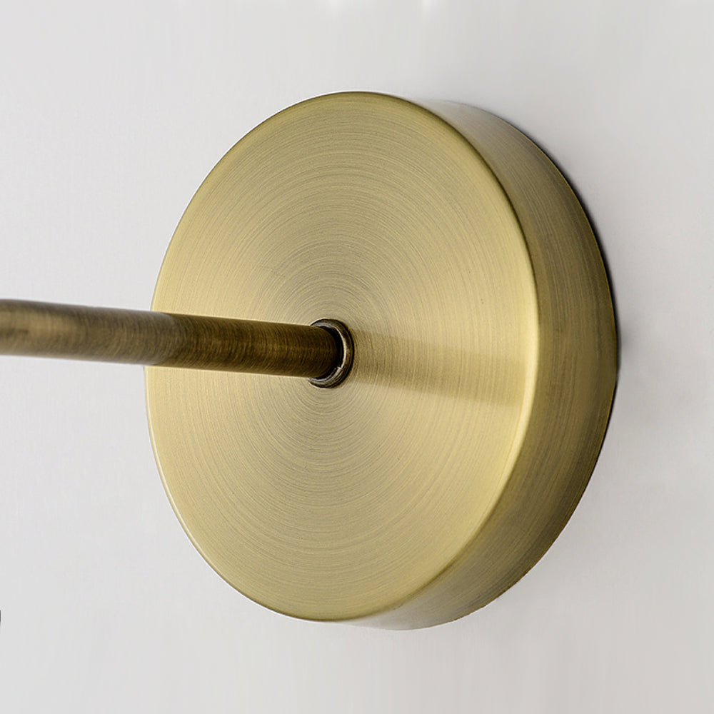 applique murale noir et or