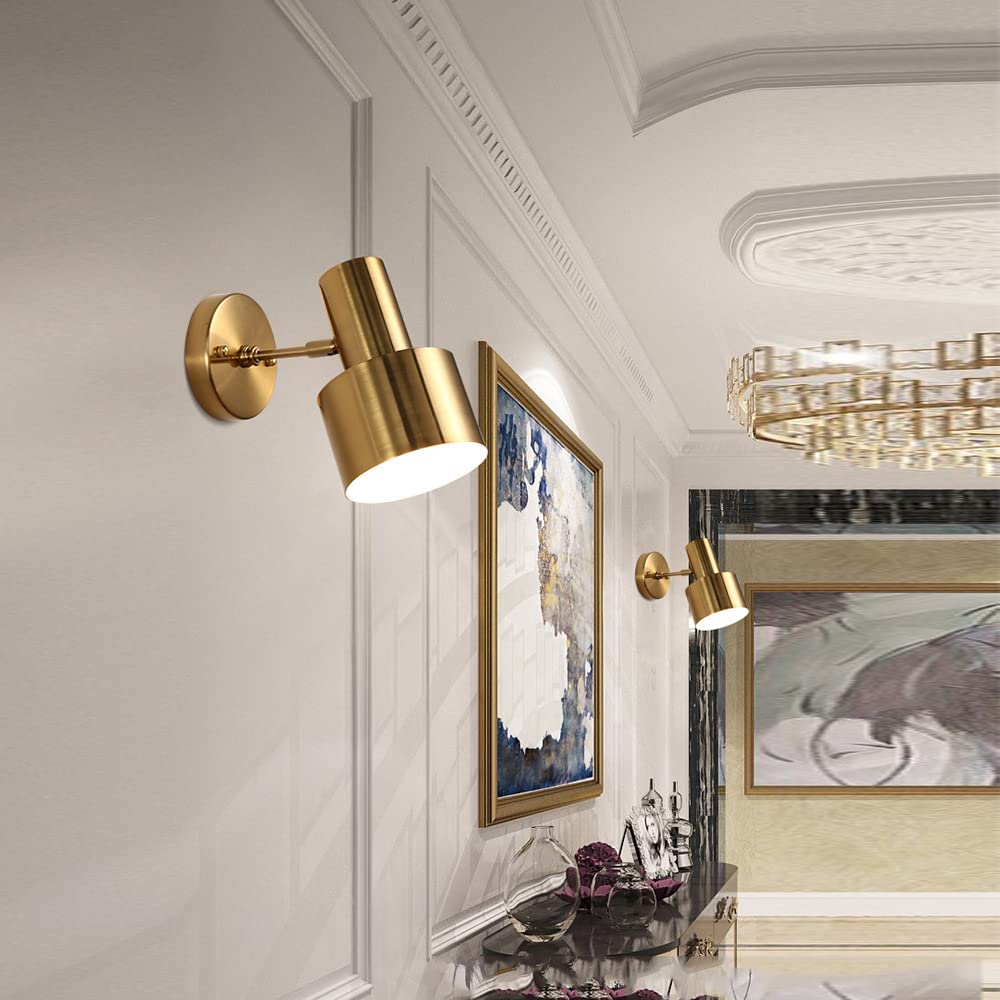 applique murale noir et or