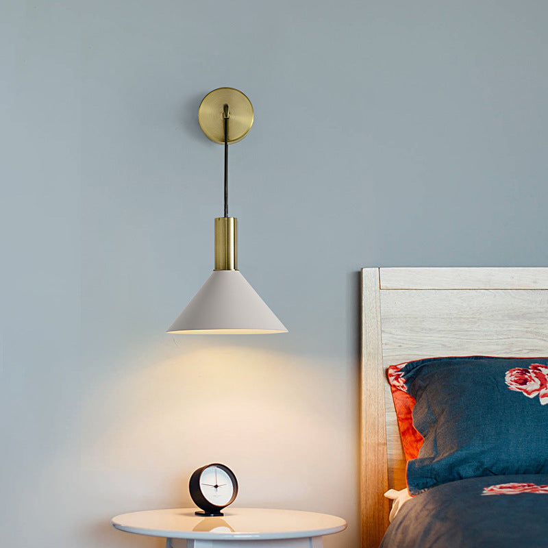 applique murale noir et or