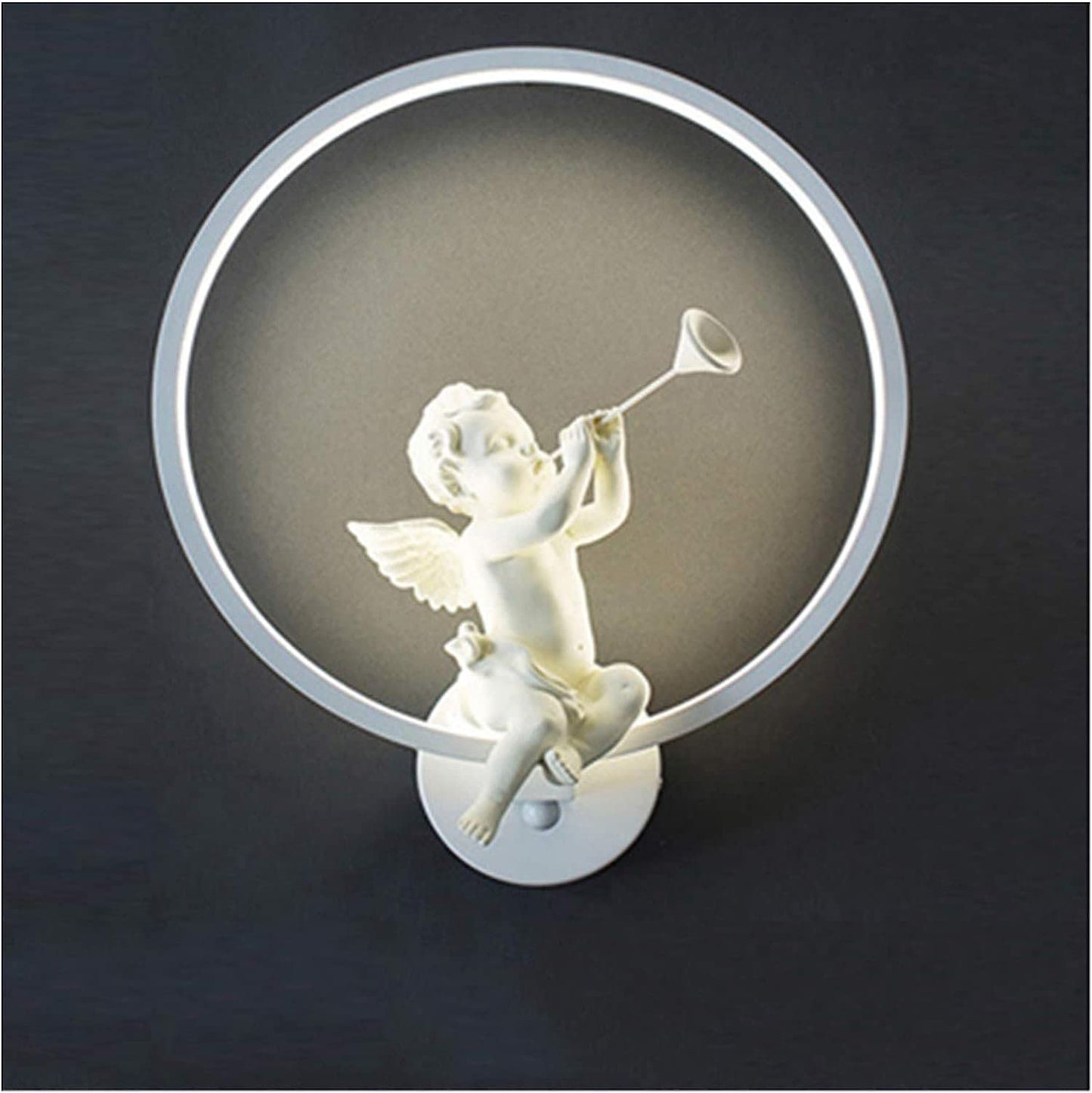applique murale ronde blanche