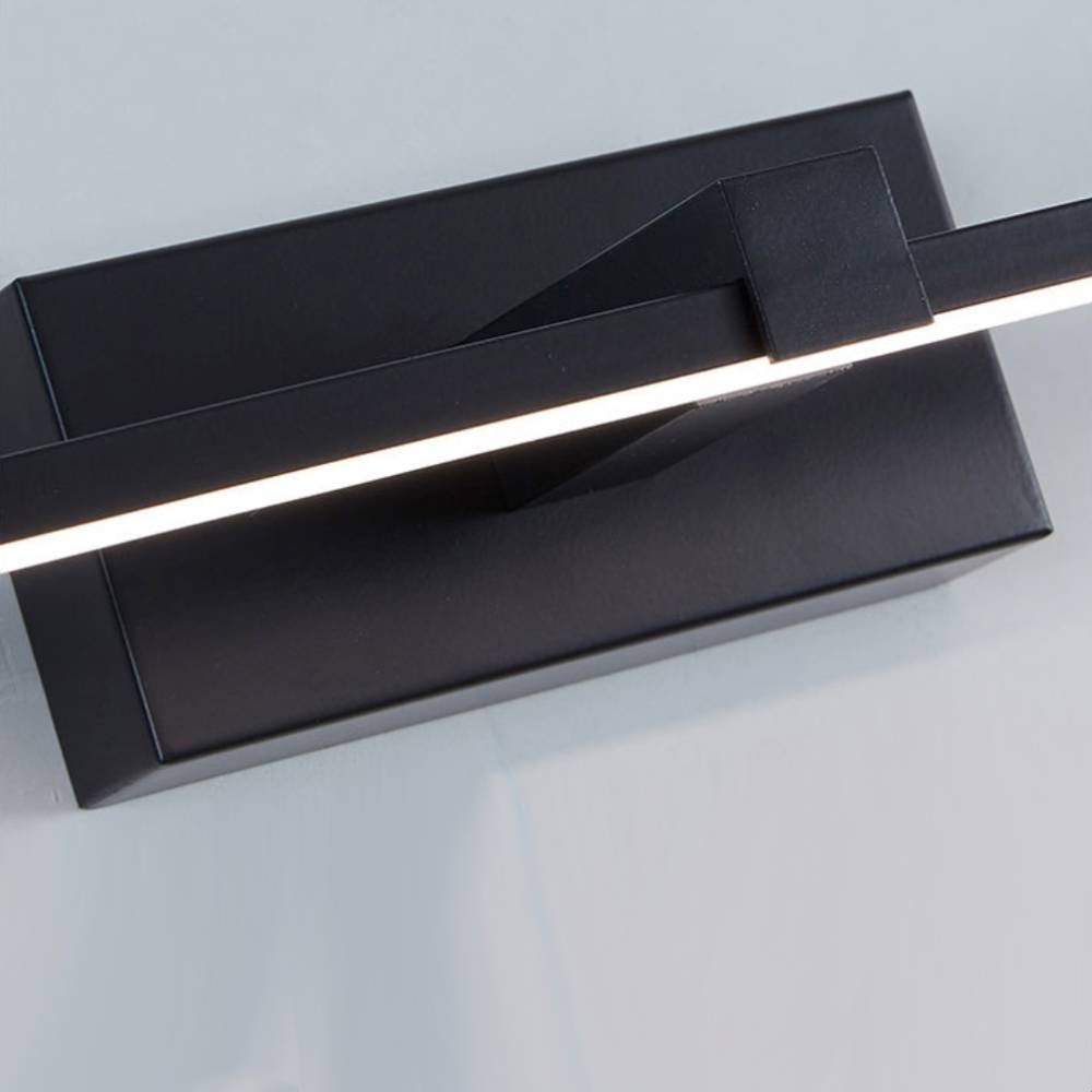 applique murale salle de bain noire