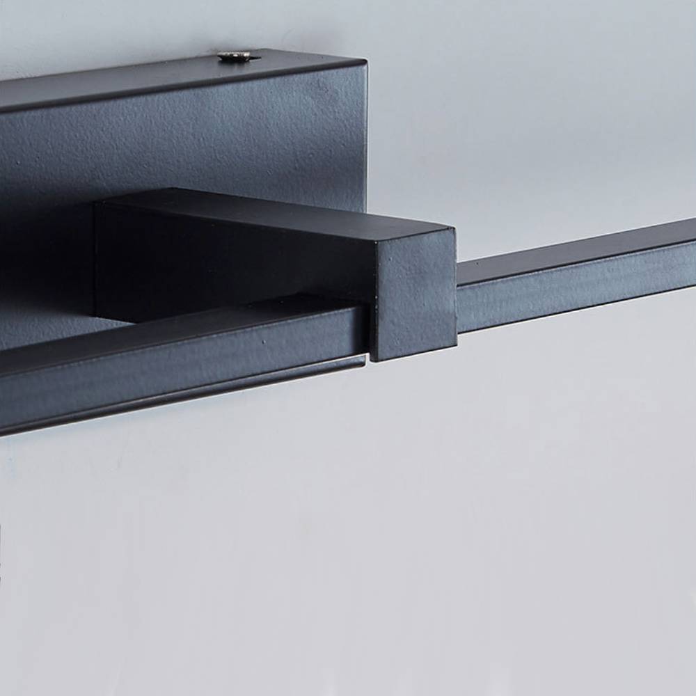 applique murale salle de bain noire