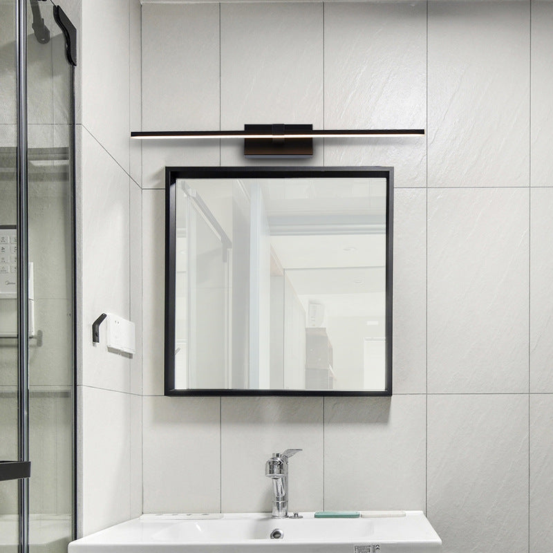 applique murale salle de bain noire