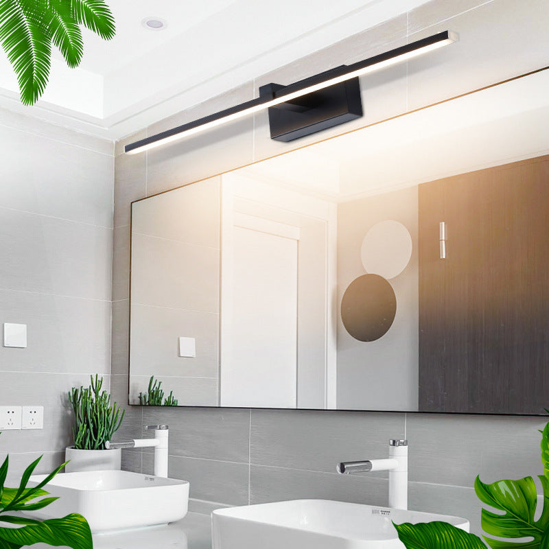 applique murale salle de bain noire