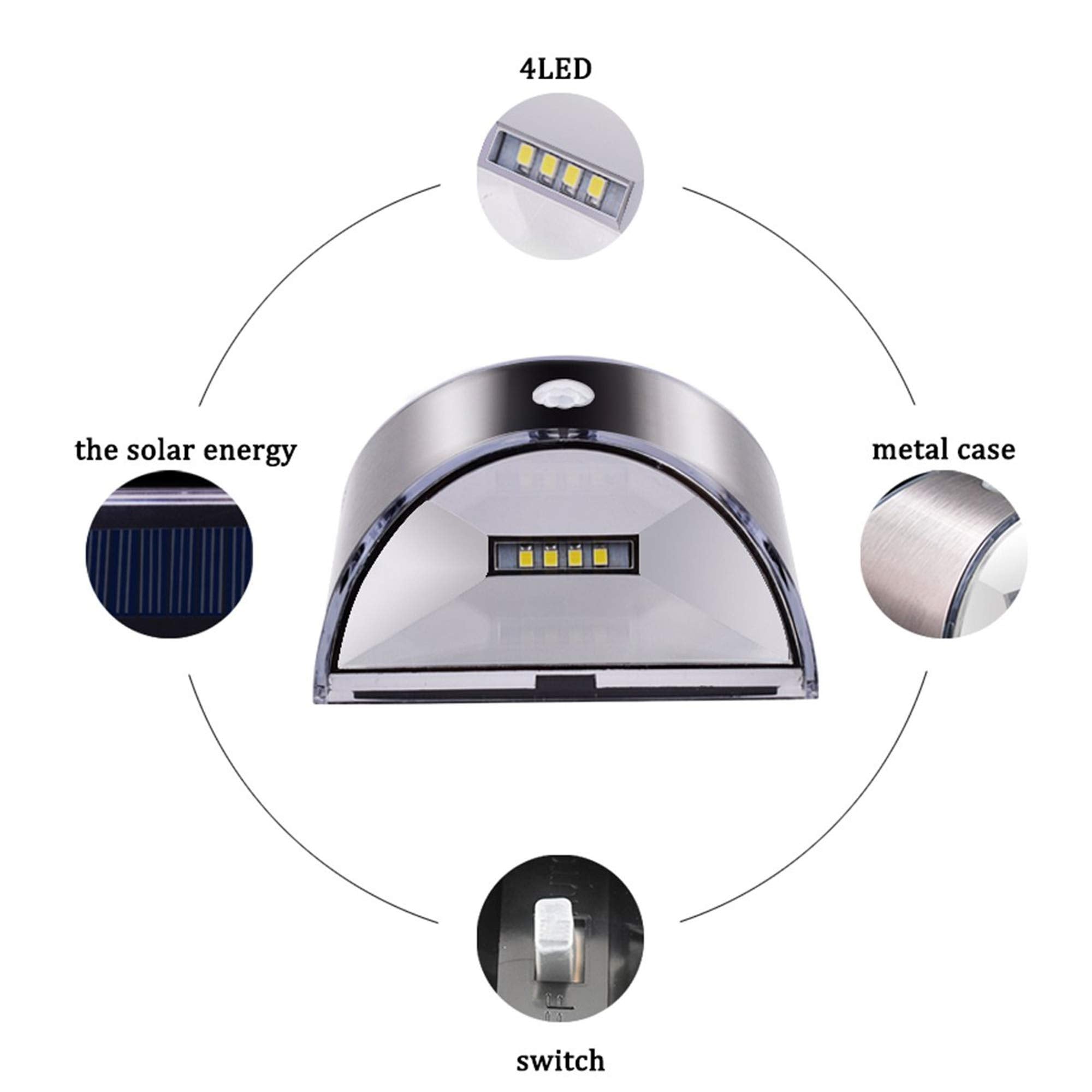 applique murale solaire avec detecteur de mouvement