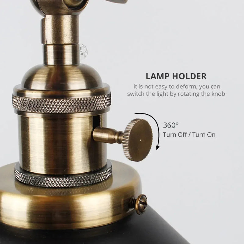 applique murale type industriel