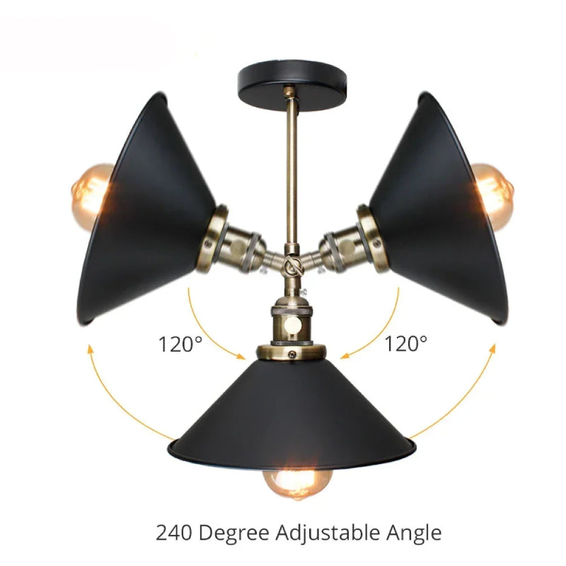 applique murale type industriel