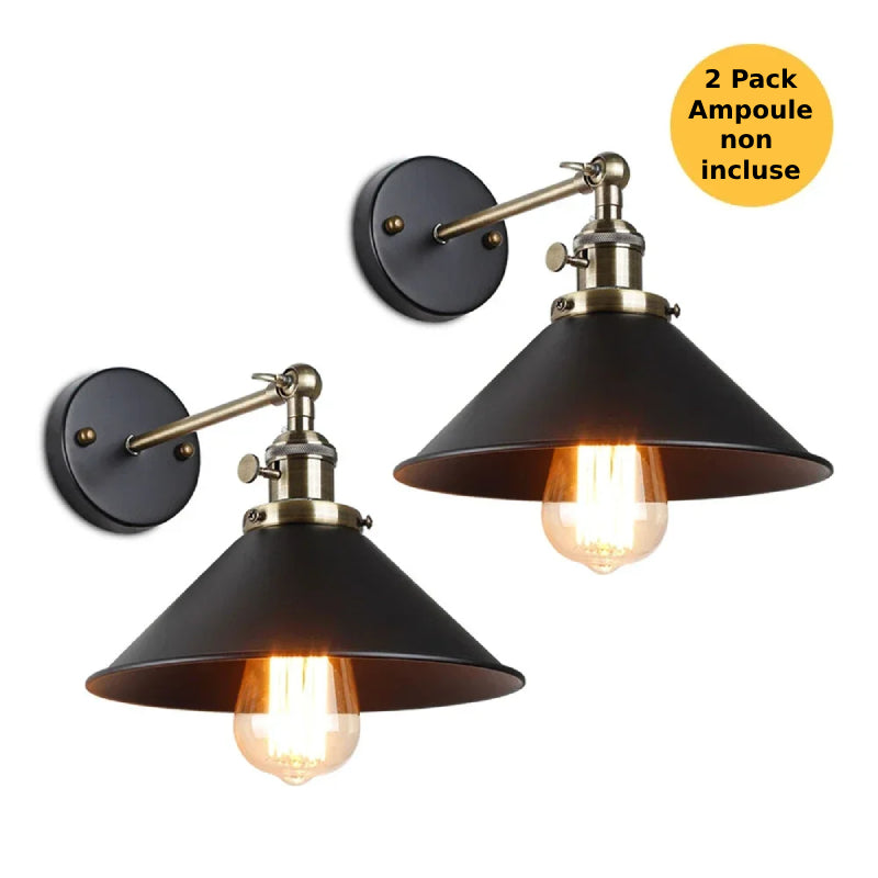 applique murale type industriel