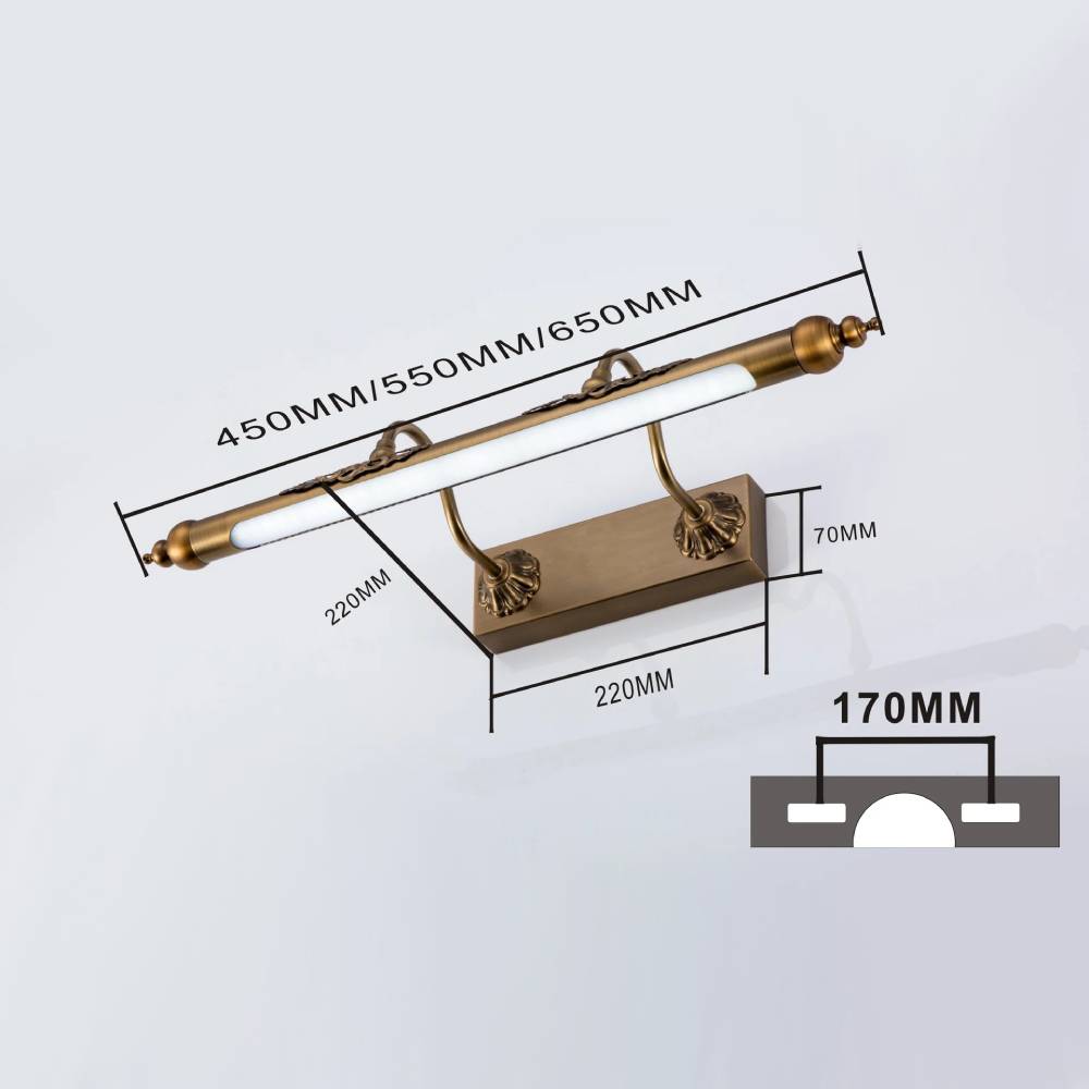 applique murale vintage salle de bain