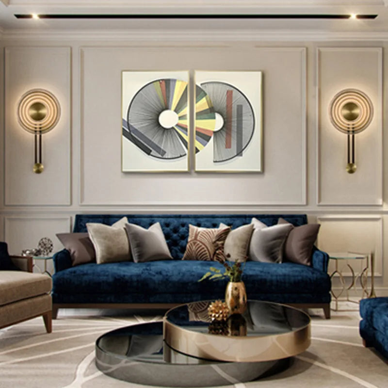 applique murale en pate de verre